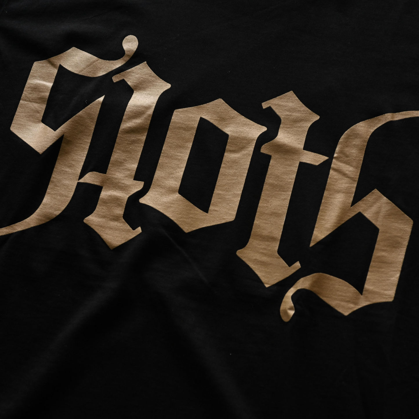 'Angel' Tee (Blk/Bronze)