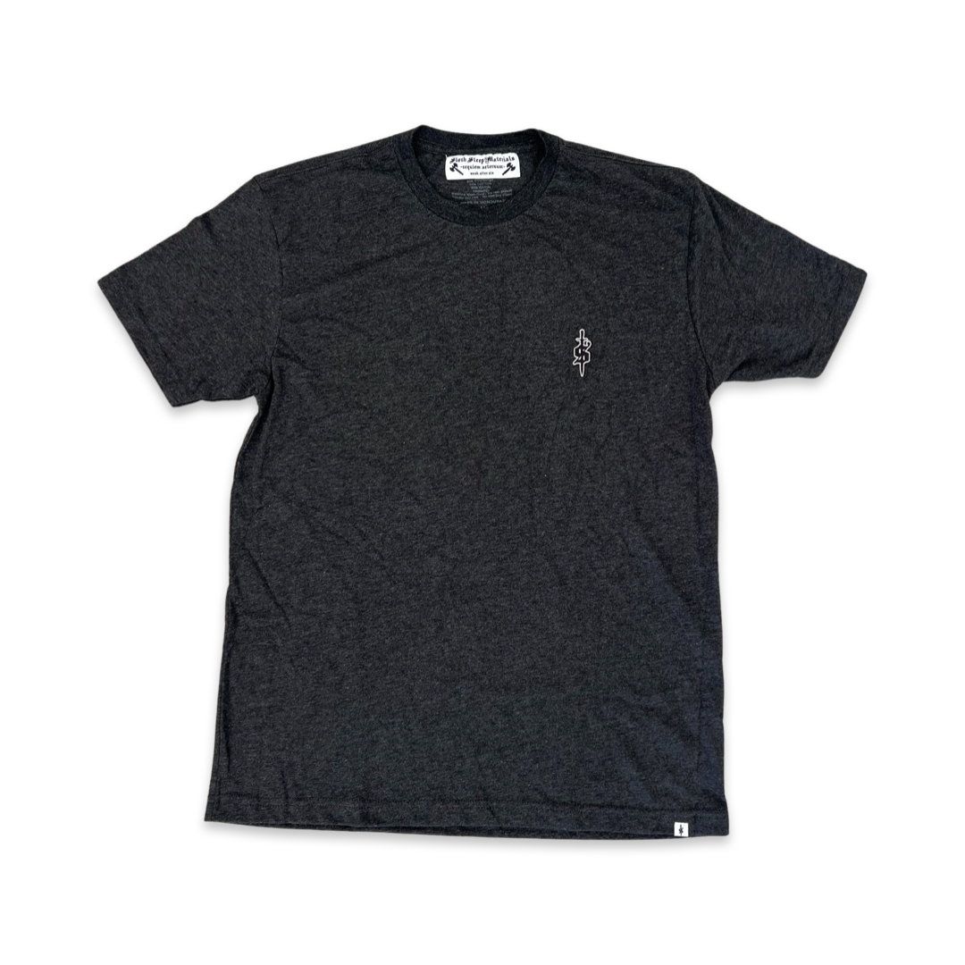 'Badge' T-Shirt - Dark Grey