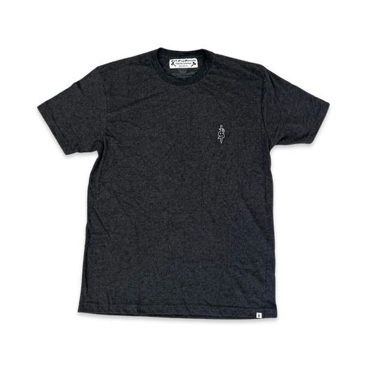 'Badge' T-Shirt - Dark Grey