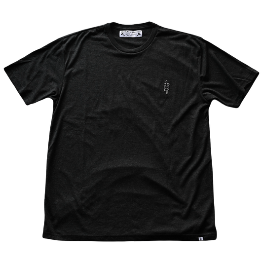 'Patch' Tee (Charcoal)
