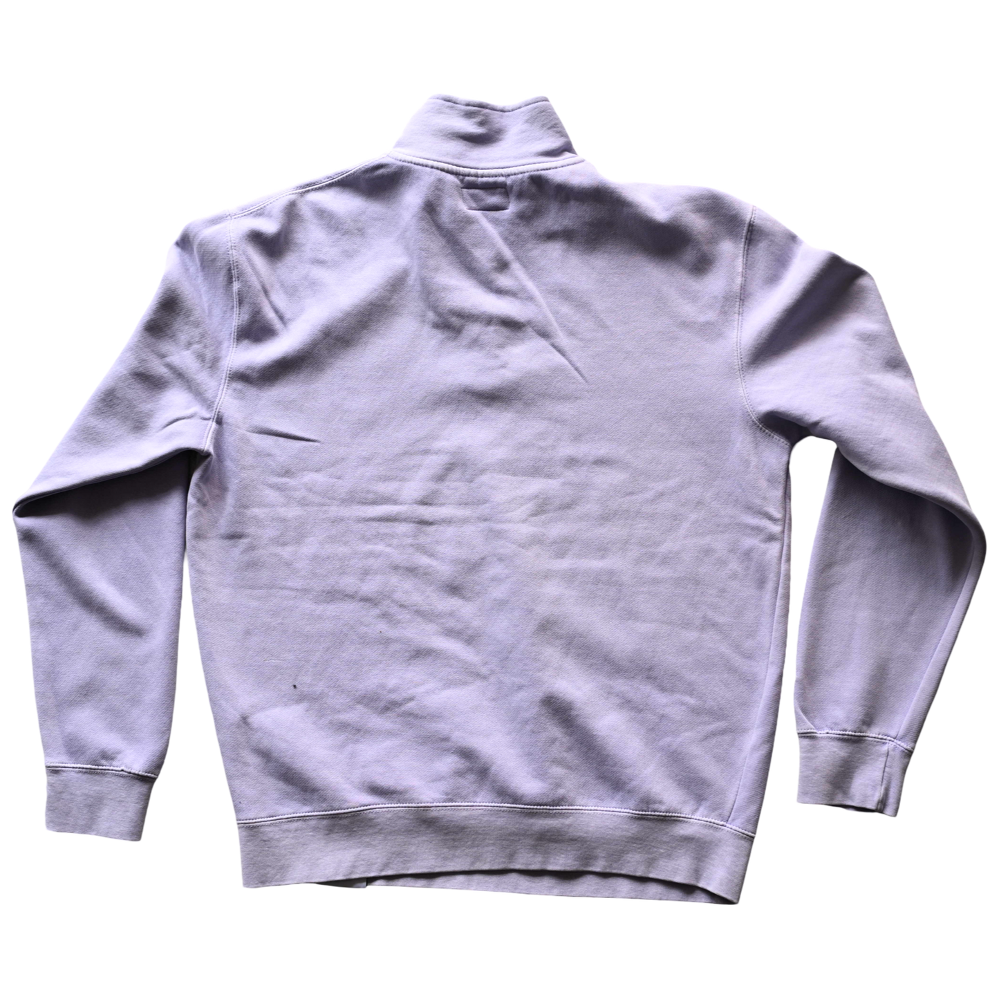 'Daemon' Pigment Dyed Quarter Zip (Lavender)