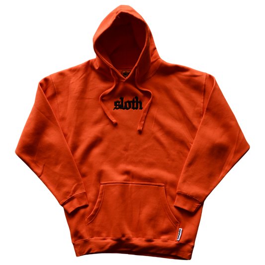 Embroidered Hoody (Orange)