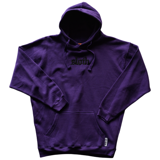 Embroidered Hoody (Purple)