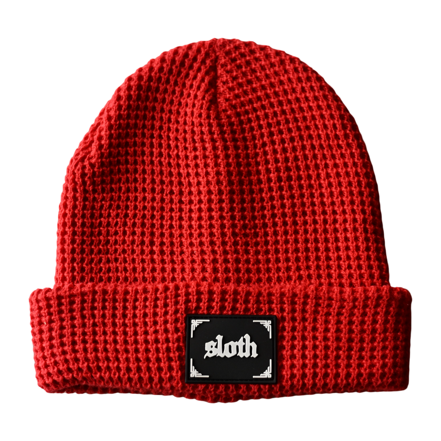 'Darklands' Waffle Knit (Red)
