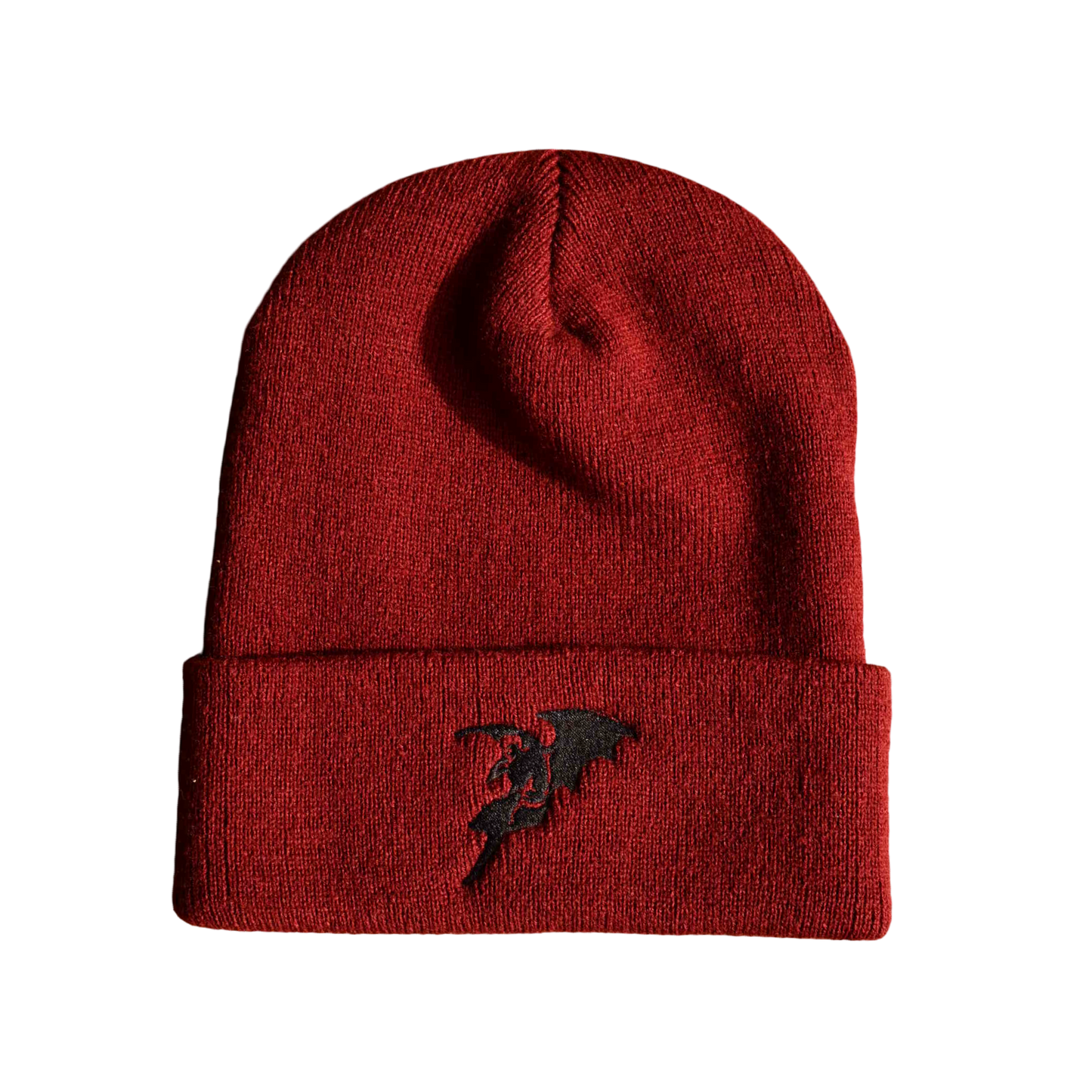 'Daemon' Cuff Beanie (Burgandy)