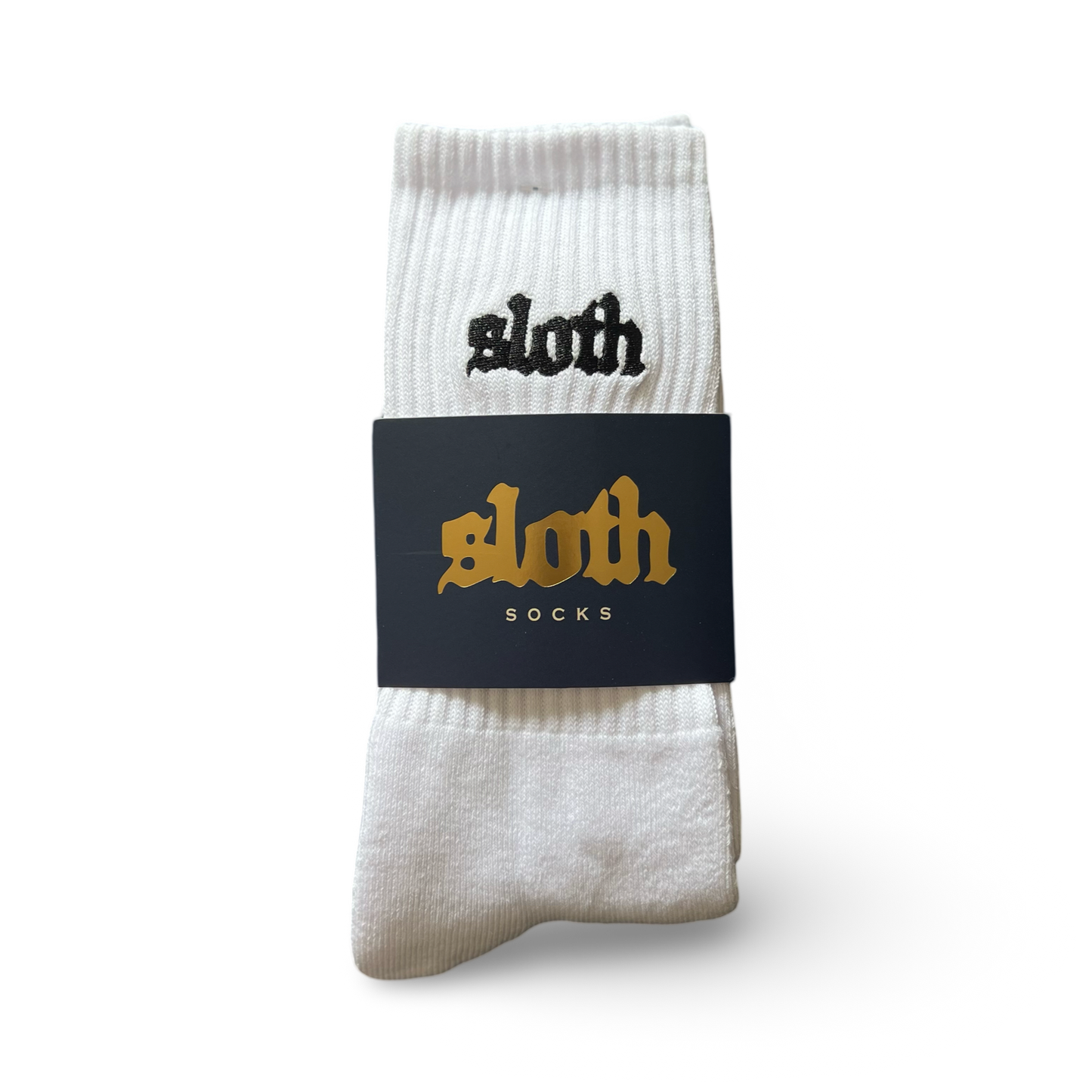 SLOTH TEXT - WHITE