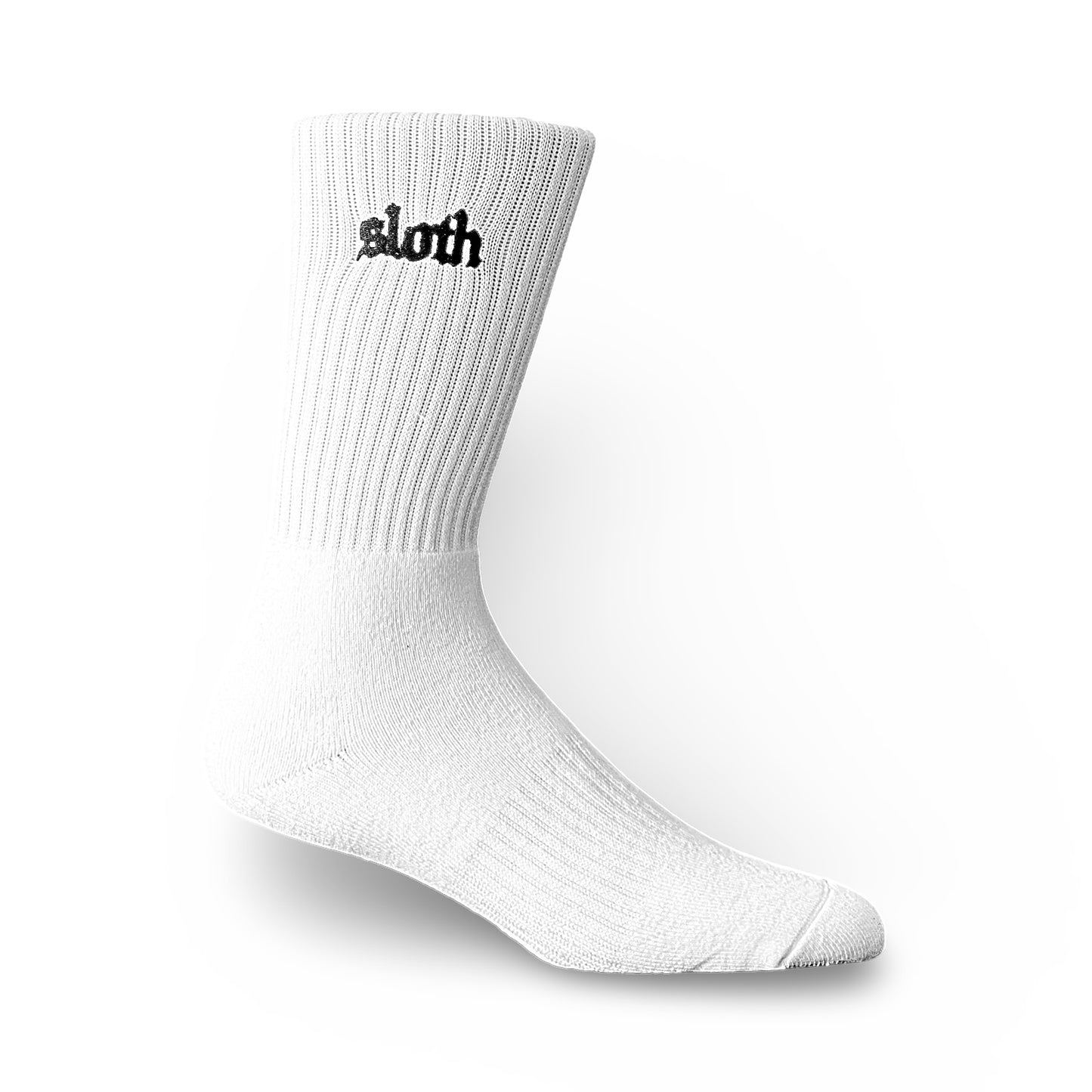 SLOTH TEXT - WHITE