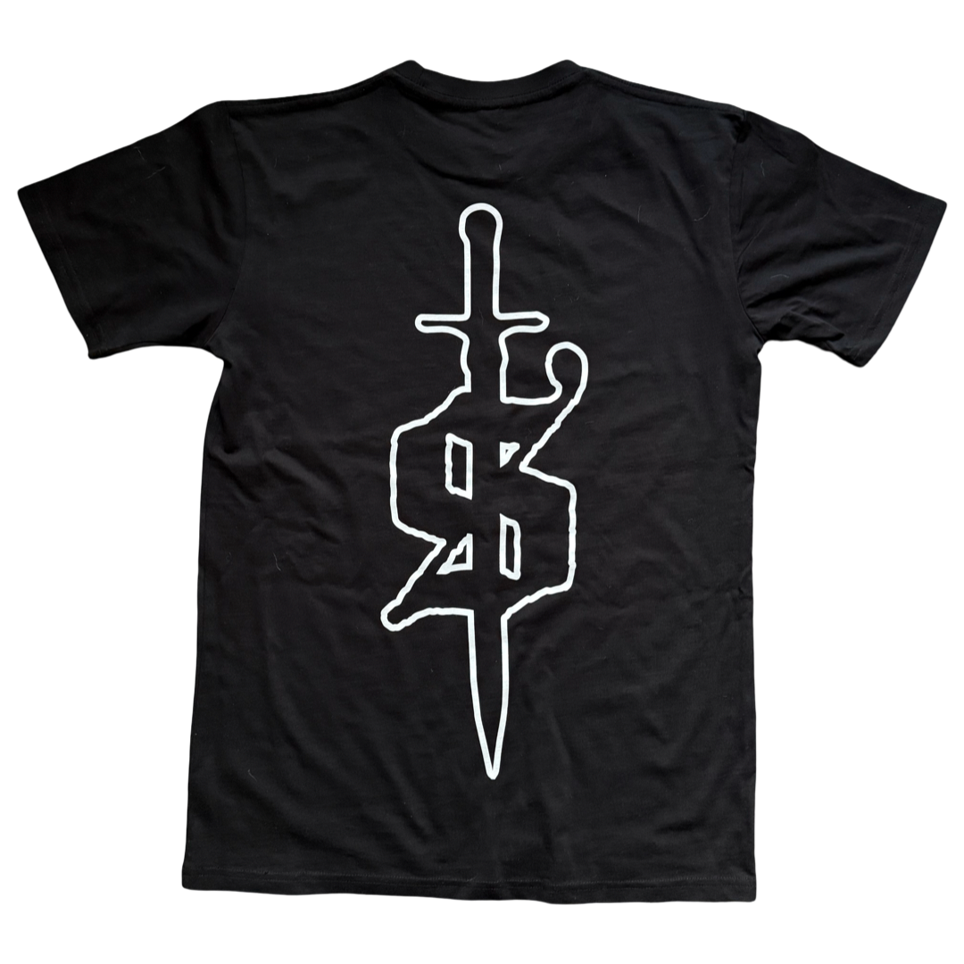 'Sword' Shirt (Black/White)