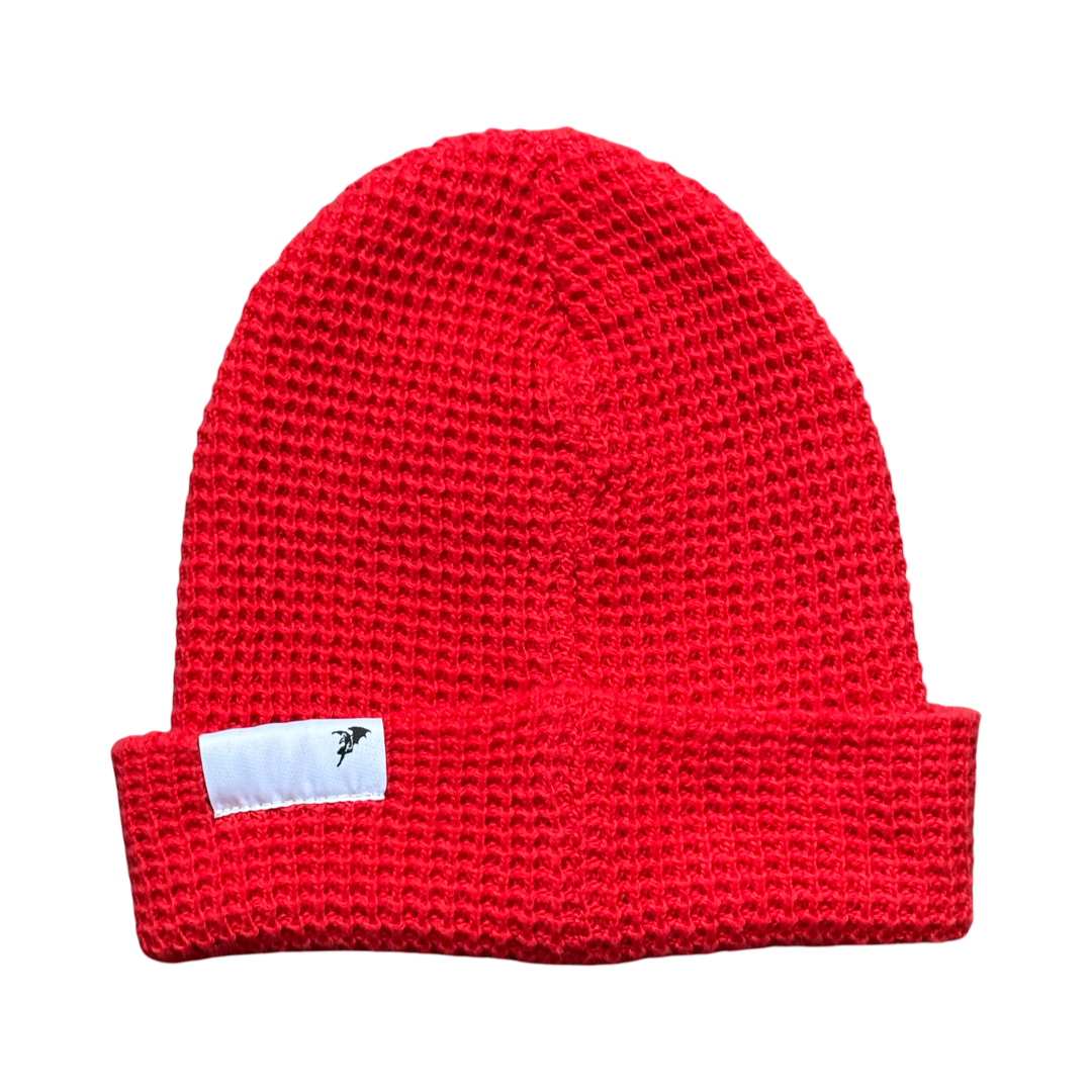 'Darklands' Waffle Knit (Red)