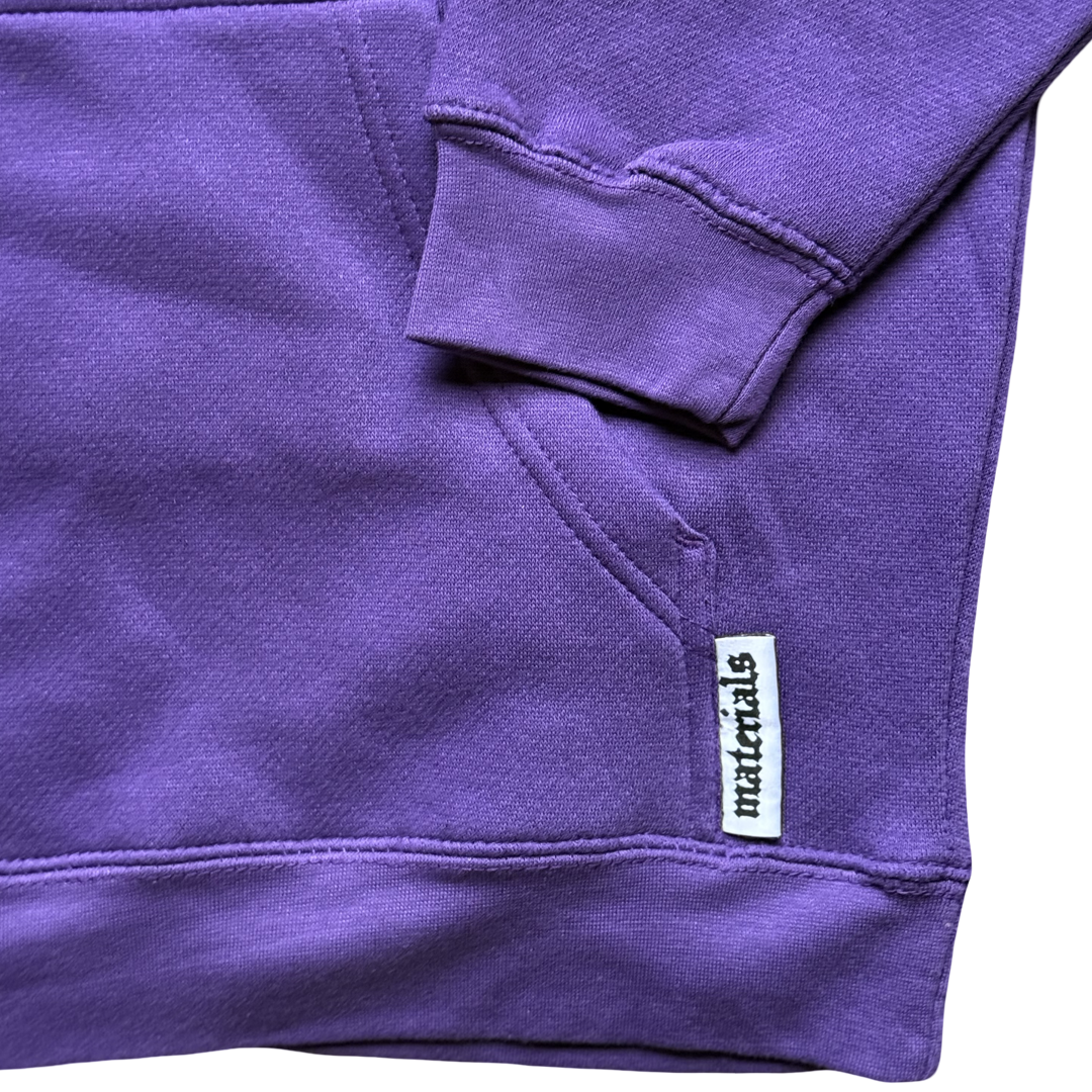 Embroidered Purple Hoody