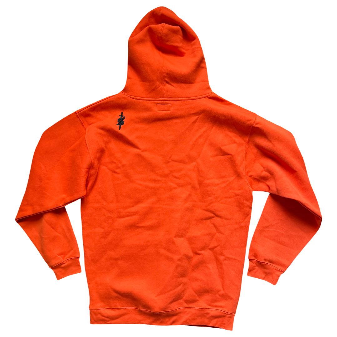 Embroidered Hoody (Orange)