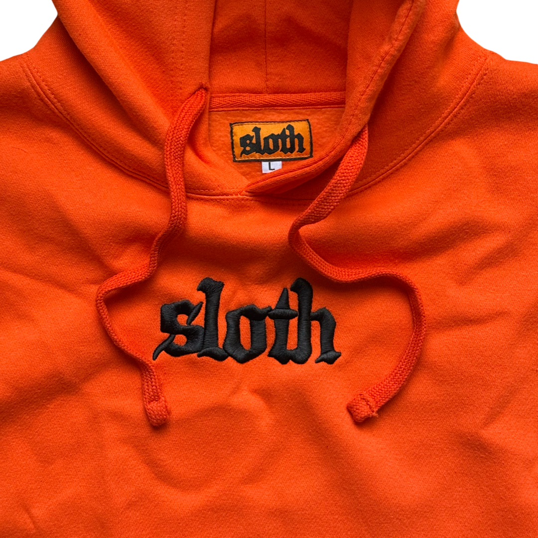 Embroidered Hoody (Orange)