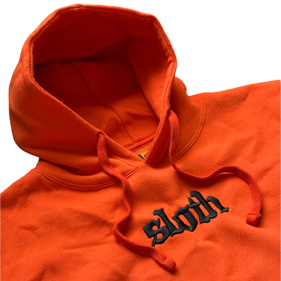 Embroidered Hoody (Orange)