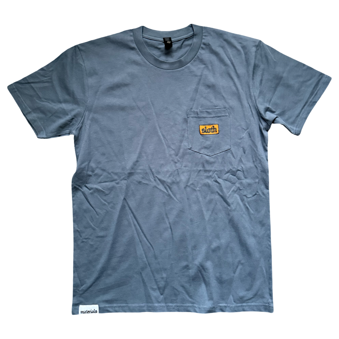 'Pocket' Tee (Petrol Blue)