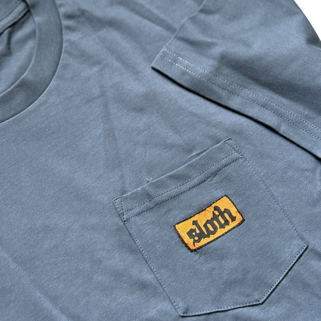 'Pocket' Tee (Petrol Blue)
