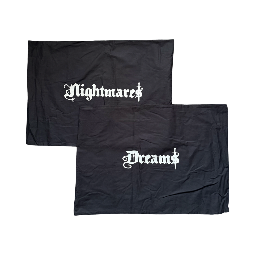 'Choices' Pillowcase (Black)